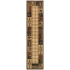 Oriental Weavers Hudson 1065B Beige/ Black Area Rug 1 ft. 10 in. X 7 ft. 6 in. Runner