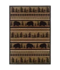 Oriental Weavers Area Rug Hudson 1066A Black 3'10" X  5' 5"