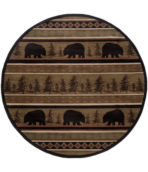 Oriental Weavers Area Rug Hudson 1066A Black 3'10" X  5' 5"