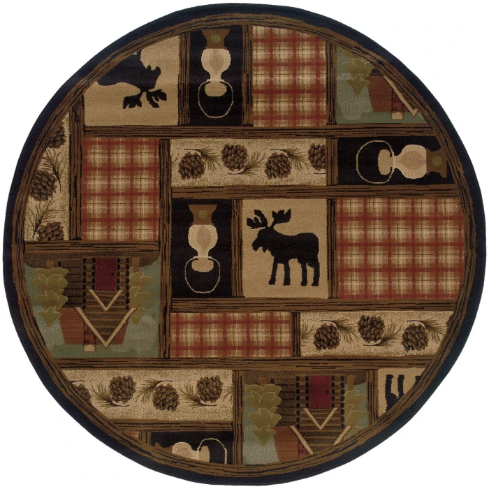 Oriental Weavers Area Rug Hudson 1067A Brown 7' 8"
