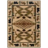 Oriental Weavers Hudson 1072A Ivory/ Green Area Rug 10 ft. X 13 ft. Rectangle