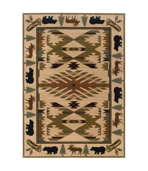 Oriental Weavers Area Rug Hudson 1072A Ivory 6' 7" X  9' 6"