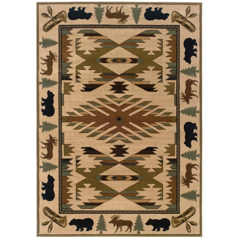 Oriental Weavers Area Rug Hudson 1072A Ivory 7' 8" X 10'10"