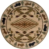 Oriental Weavers Hudson 1072A Ivory/ Green Area Rug 7 ft. 8 in. Round