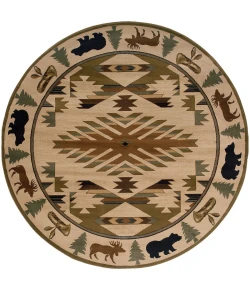 Oriental Weavers Hudson 1072A Ivory/ Green Area Rug 1 ft. 10 in. X 7 ft. 6 in. Runner