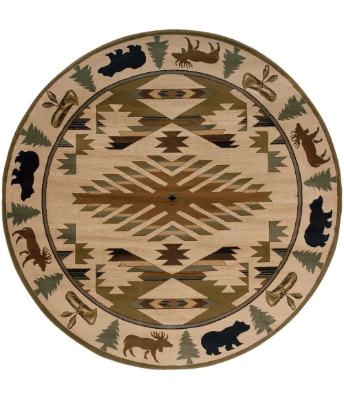 Oriental Weavers Area Rug Hudson 1072A Ivory 6' 7" X  9' 6"