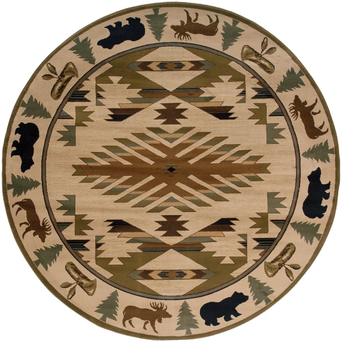 Oriental Weavers Area Rug Hudson 1072A Ivory 7' 8" X 10'10"