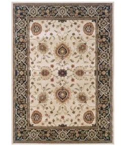 Oriental Weavers Hudson 1338C Beige/ Black Area Rug 1 ft. 10 in. X 3 ft. 3 in. Rectangle