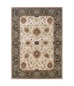 Oriental Weavers Hudson 1338C Beige/ Black Area Rug 1 ft. 10 in. X 3 ft. 3 in. Rectangle