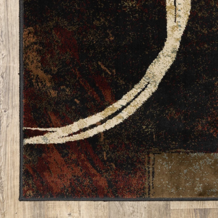 Oriental Weavers Area Rug Hudson 2544B Brown 7' 8"