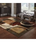 Oriental Weavers Area Rug Hudson 2544B Brown 5' 3" X  7' 6"