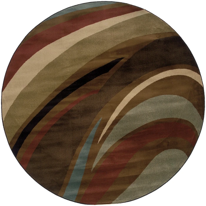 Oriental Weavers Area Rug Hudson 2666F Brown 3'10" X  5' 5"