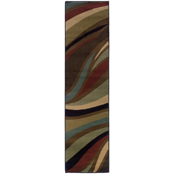 Oriental Weavers Area Rug Hudson 2666F Brown 3'10" X  5' 5"