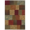 Oriental Weavers Hudson 030C1 Green/ Red Area Rug 3 ft. 10 in. X 5 ft. 5 in. Rectangle