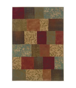 Oriental Weavers Hudson 030C1 Green/ Red Area Rug 1 ft. 10 in. X 3 ft. 3 in. Rectangle