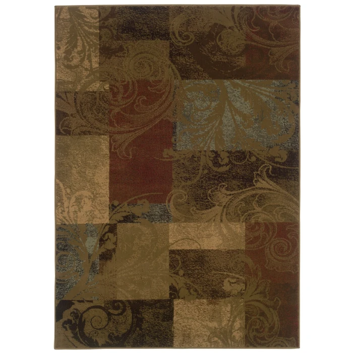 Oriental Weavers Area Rug Hudson 036G1 Green 5' 3" X  7' 6"