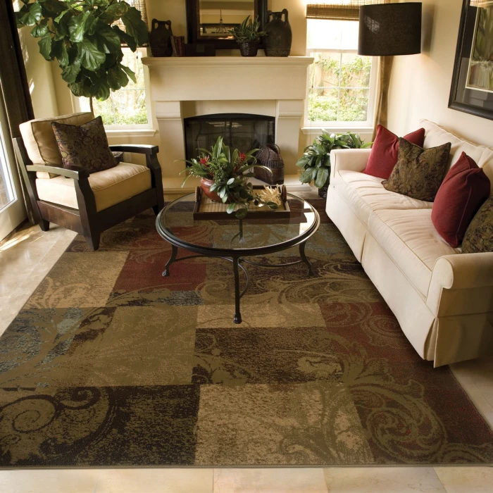 Oriental Weavers Area Rug Hudson 036G1 Green 5' 3" X  7' 6"