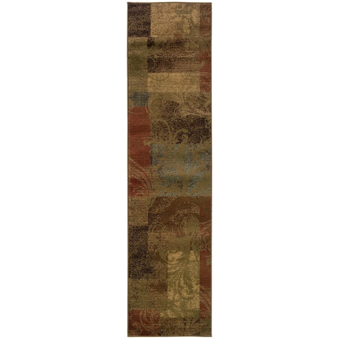 Oriental Weavers Area Rug Hudson 036G1 Green 5' 3" X  7' 6"
