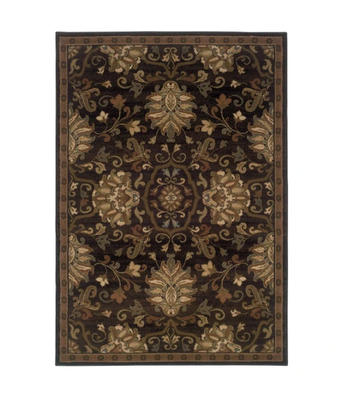 Oriental Weavers Area Rug Hudson 042G1 Brown 5' 3" X  7' 6"
