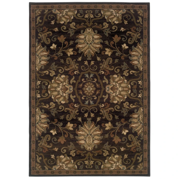 Oriental Weavers Area Rug Hudson 042G1 Brown 10' X 13'