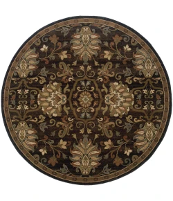Oriental Weavers Hudson 042G1 Brown/ Beige Area Rug 7 ft. 8 in. Round