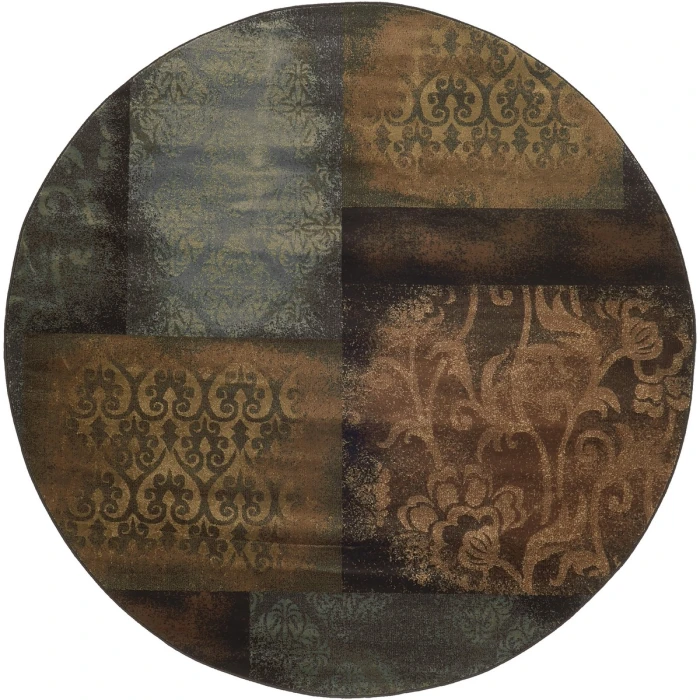Oriental Weavers Area Rug Hudson 4878B Brown 5' 3" X  7' 6"