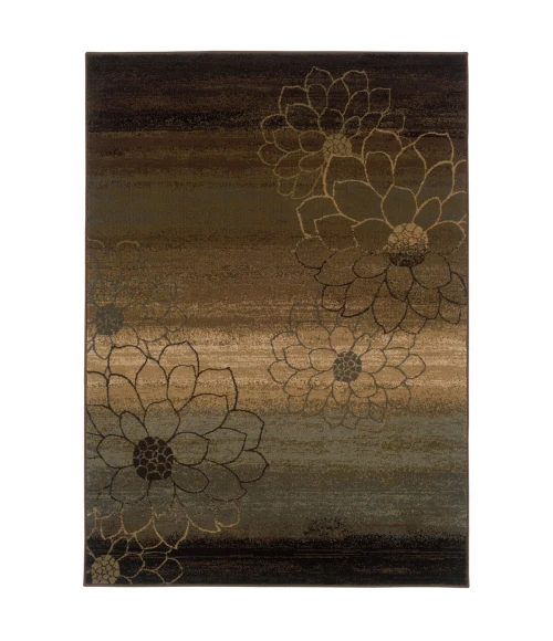 Oriental Weavers Area Rug Hudson 074A1 Brown 10' X 13'