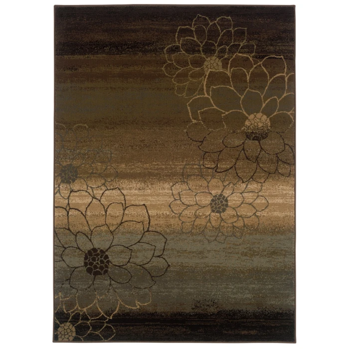 Oriental Weavers Area Rug Hudson 074A1 Brown 10' X 13'
