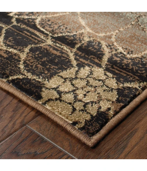 Oriental Weavers Area Rug Hudson 074A1 Brown 10' X 13'