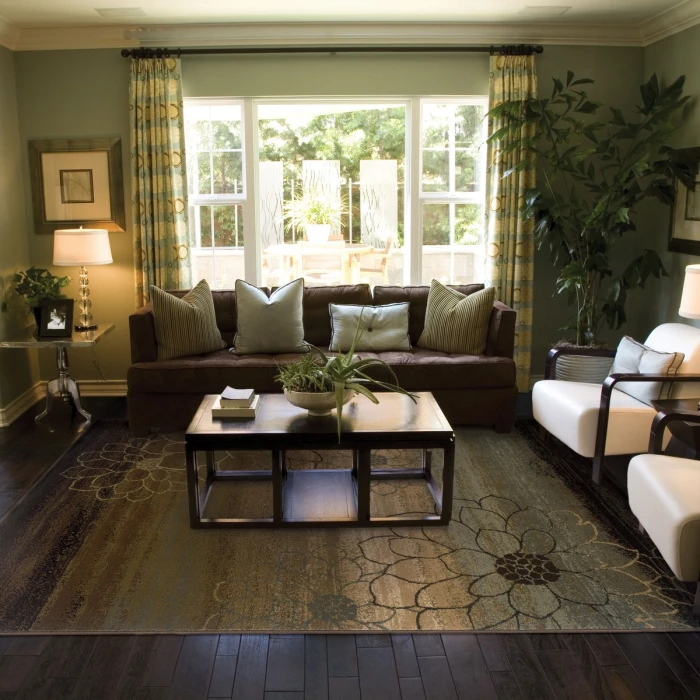 Oriental Weavers Area Rug Hudson 074A1 Brown 10' X 13'