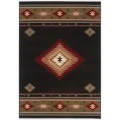 Oriental Weavers Area Rug Hudson 087G1 Black 6' 7" X  9' 6"