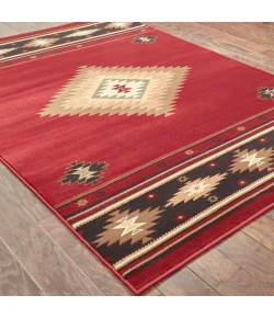 Oriental Weavers Hudson 087K1 Red/ Green Area Rug 1 ft. 10 in. X 3 ft. 3 in. Rectangle