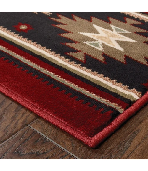 Oriental Weavers Area Rug Hudson 087K1 Red 7' 8" X 10'10"