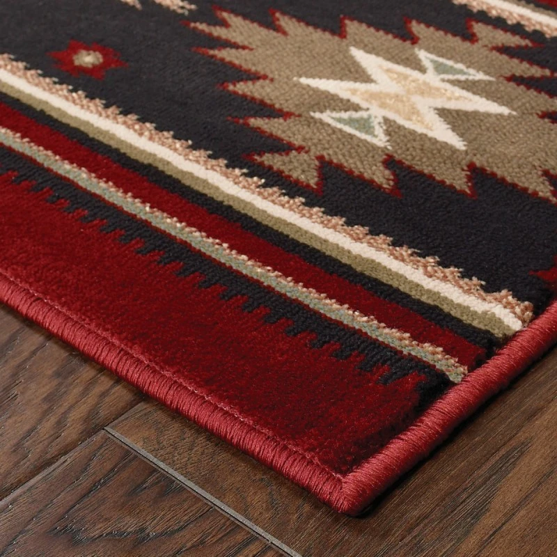 Oriental Weavers Area Rug Hudson 087K1 Red 6' 7" X  9' 6"