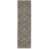 Oriental Weavers Intrigue Int01 Grey/ Grey 2 Ft. 3 In. X 7 Ft. 6 In. Runner Rug