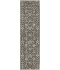 Oriental Weavers Intrigue Int01 Grey/ Grey 5 Ft. 3 In. X 7 Ft. 6 In. Rectangle Rug
