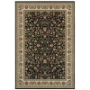 Oriental Weavers Kashan 108B1 Black/ Ivory Area Rug 9 ft. 10 in. X 12 ft. 10 in. Rectangle