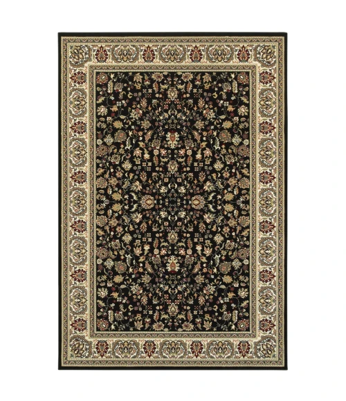 Oriental Weavers Area Rug Kashan 108B1 Black 9'10" X 12'10"