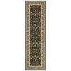 Oriental Weavers Kashan 108B1 Black/ Ivory Area Rug 2 ft. 3 in. X 7 ft. 6 in. Runner
