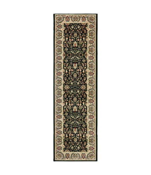 Oriental Weavers Area Rug Kashan 108B1 Black 9'10" X 12'10"