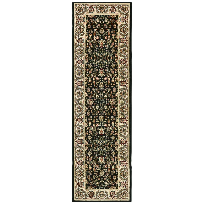 Oriental Weavers Area Rug Kashan 108B1 Black 7'10" X 10'10"