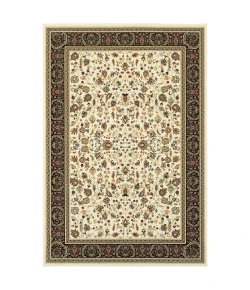 Oriental Weavers Kashan 108X1 Ivory/ Black Area Rug 7 ft. 10 in. X 10 ft. 10 in. Rectangle