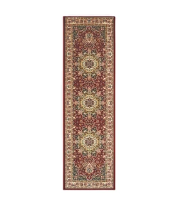 Oriental Weavers Kashan 119N1 Red/ Ivory Area Rug 2 ft. 3 in. X 7 ft. 6 in. Runner