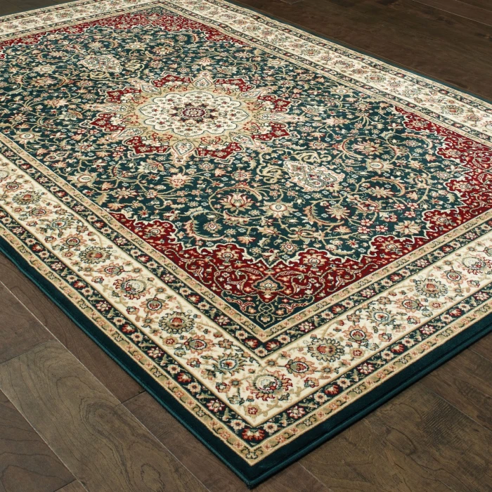 Oriental Weavers Area Rug Kashan 119U1 Navy 5' 3" X  7' 6"