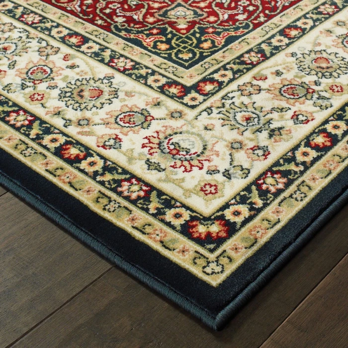Oriental Weavers Area Rug Kashan 119U1 Navy 5' 3" X  7' 6"