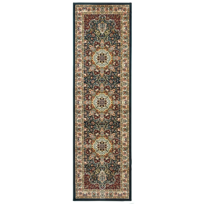 Oriental Weavers Area Rug Kashan 119U1 Navy 5' 3" X  7' 6"