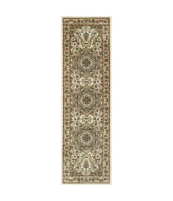 Oriental Weavers Kashan 119W1 Ivory/ Beige Area Rug 2 ft. 3 in. X 7 ft. 6 in. Runner