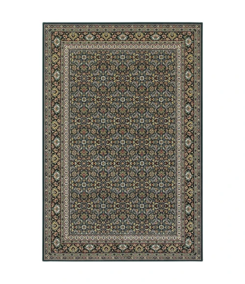 Oriental Weavers Area Rug Kashan 180L1 Navy 6' 7" X  9' 6"