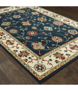 Oriental Weavers Kashan 2336B Navy/ Ivory Area Rug 7 ft. 10 in. X 10 ft. 10 in. Rectangle