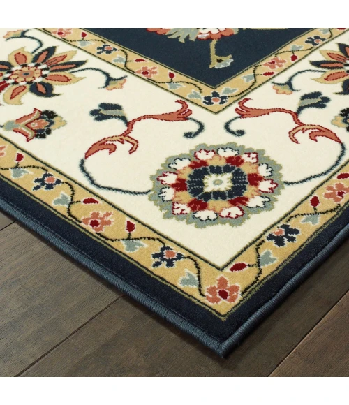 Oriental Weavers Area Rug Kashan 2336B Navy 7'10" X 10'10"